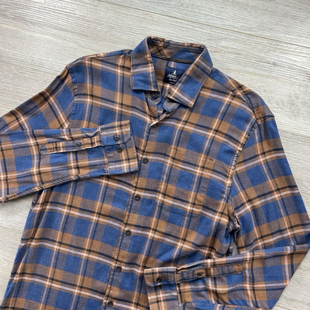 Johnnie-O‎ Medium Top Shelf Bison Caldwell Plaid Button-Down Shirt